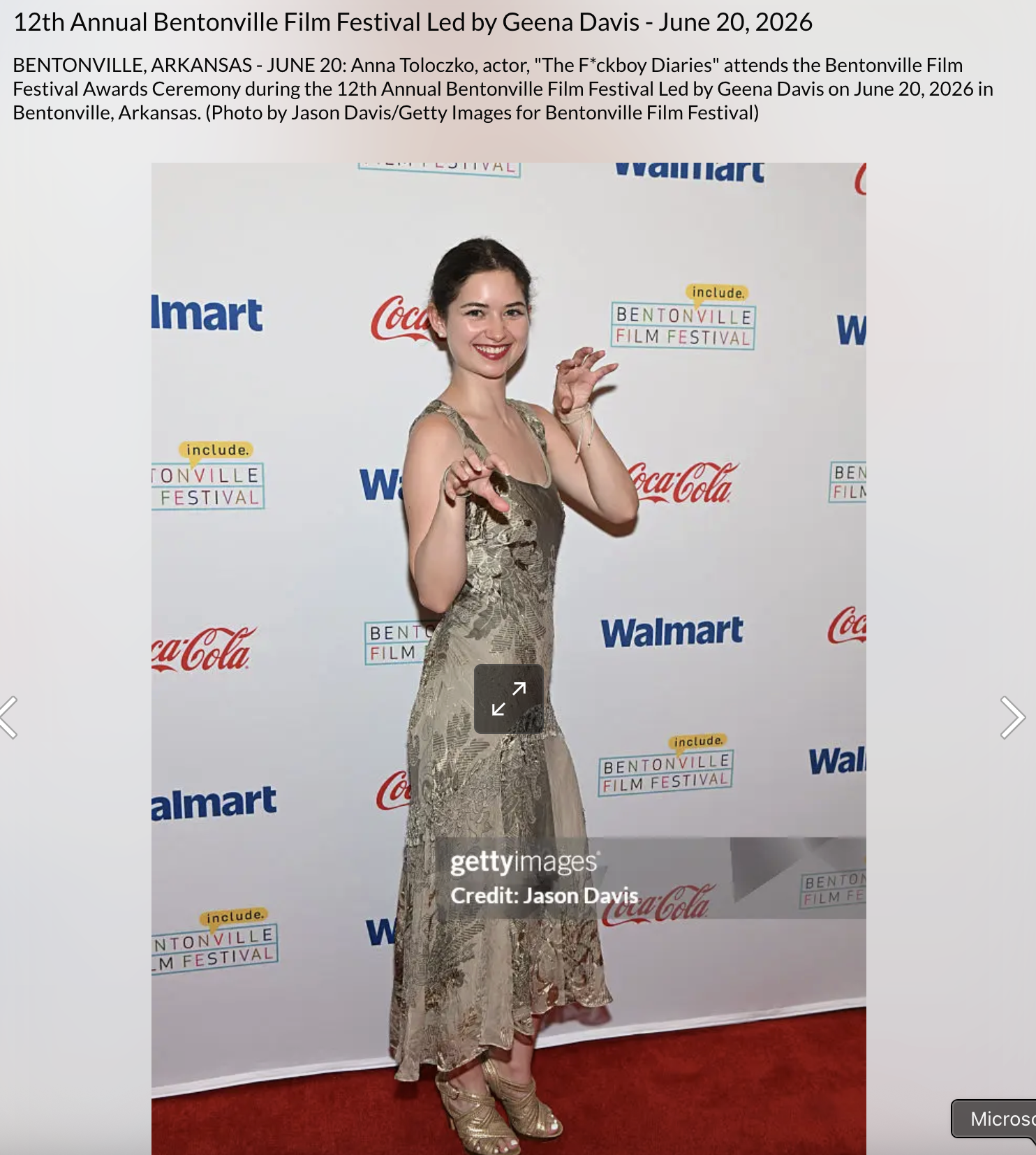 12th Annual Bentonville Film Festival

All rights reserved to Getty Images
