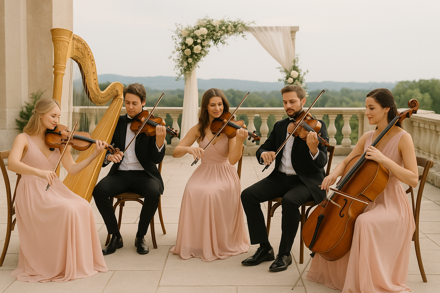 Harp Violin Cello Wedding