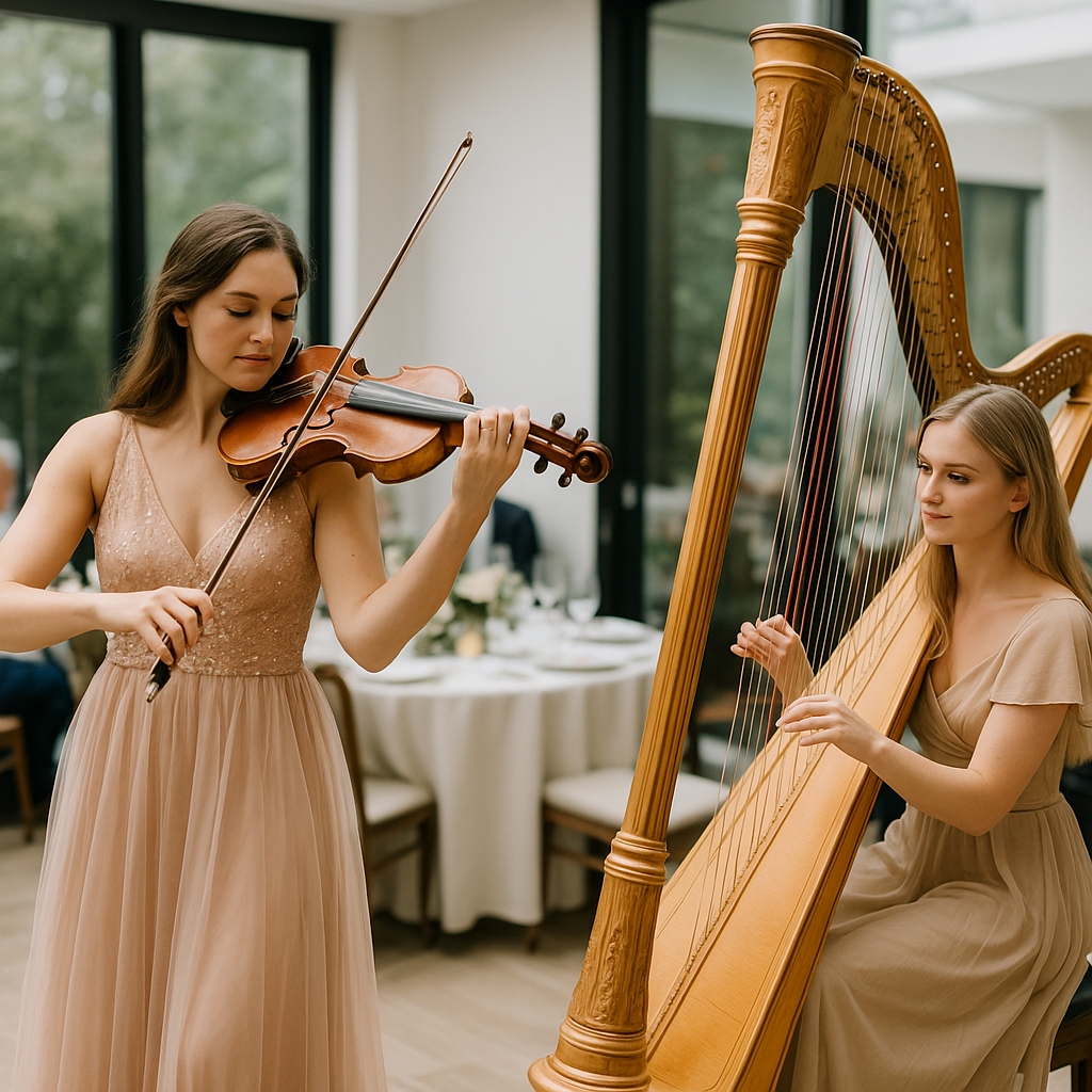 Harp and Violin Wedding