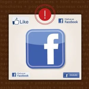 Early Facebook Icon with the thumbs up like button