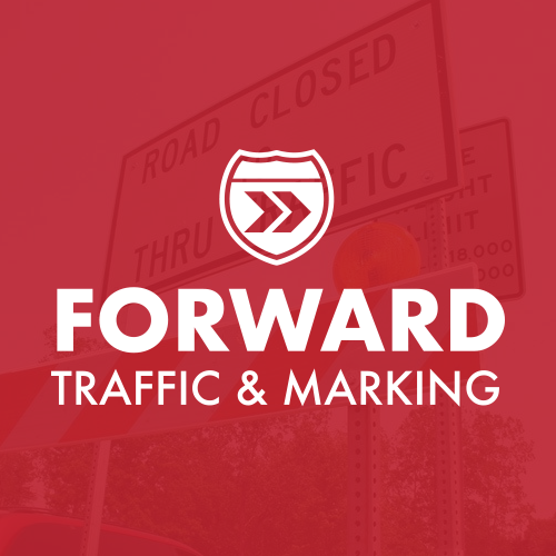 Forward Traffic and Marking logo by Tingalls Graphic Design