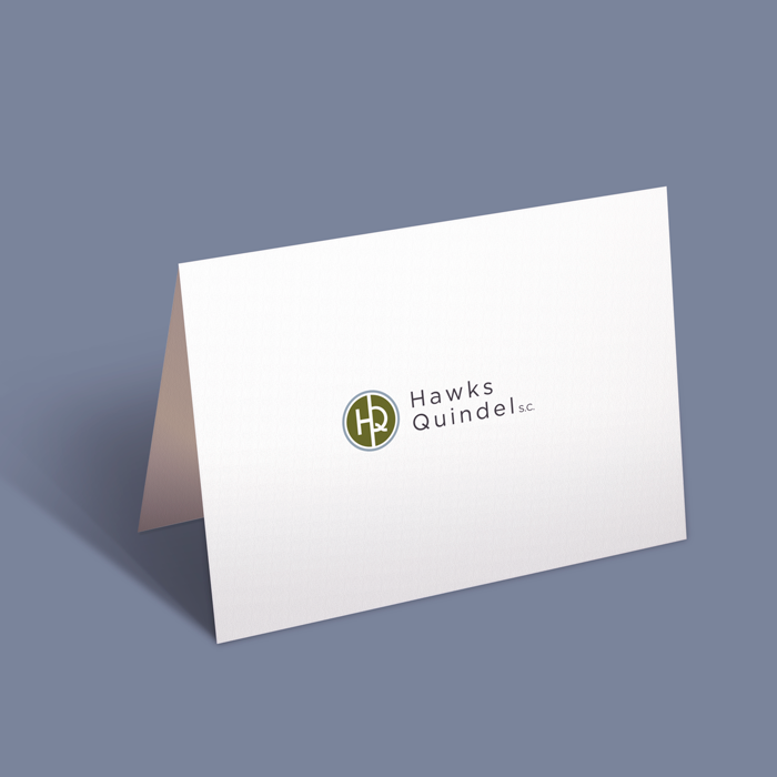 A thank you card for Hawks Quindel