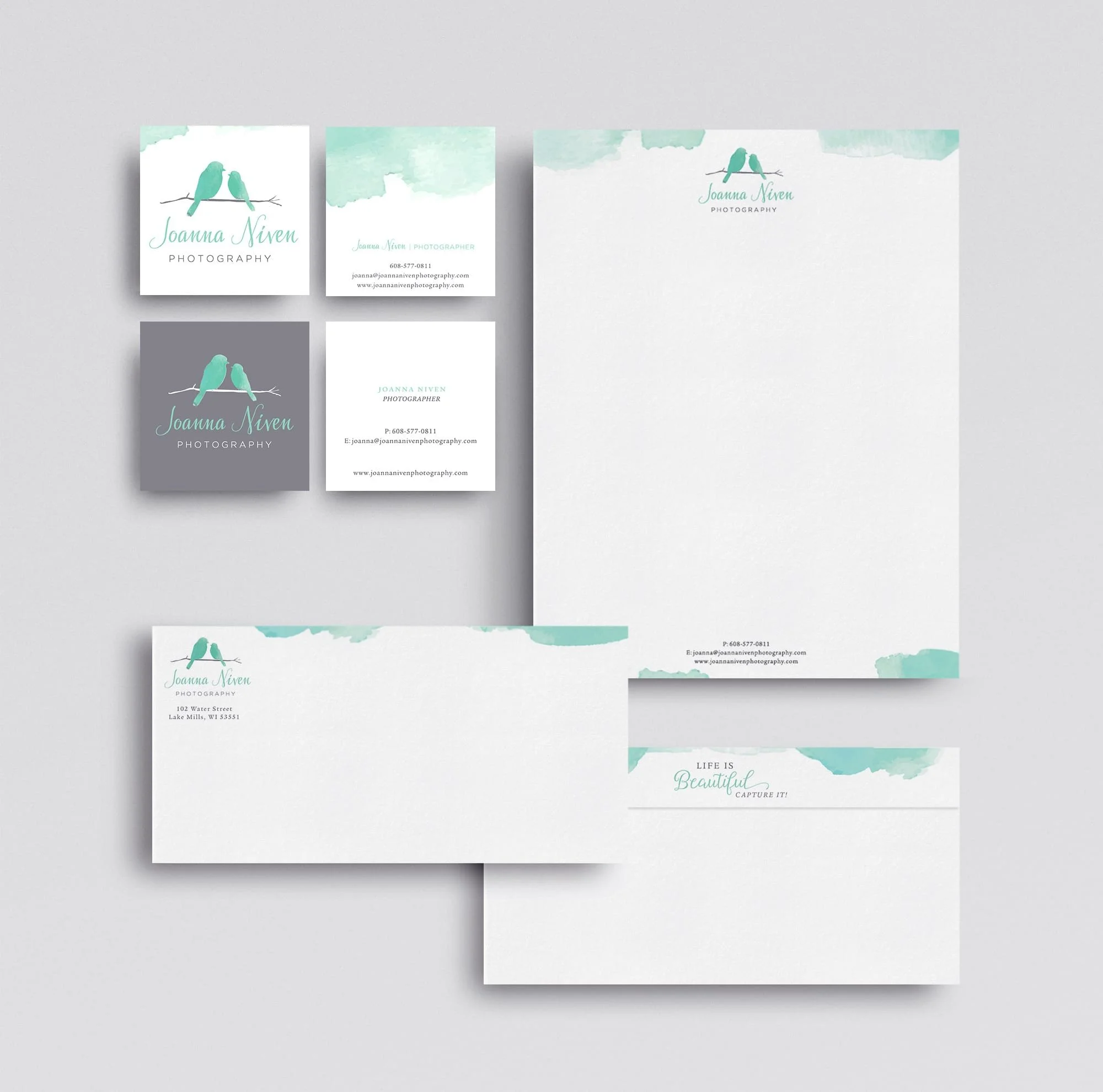 Joanna Niven Photography Stationery Suite