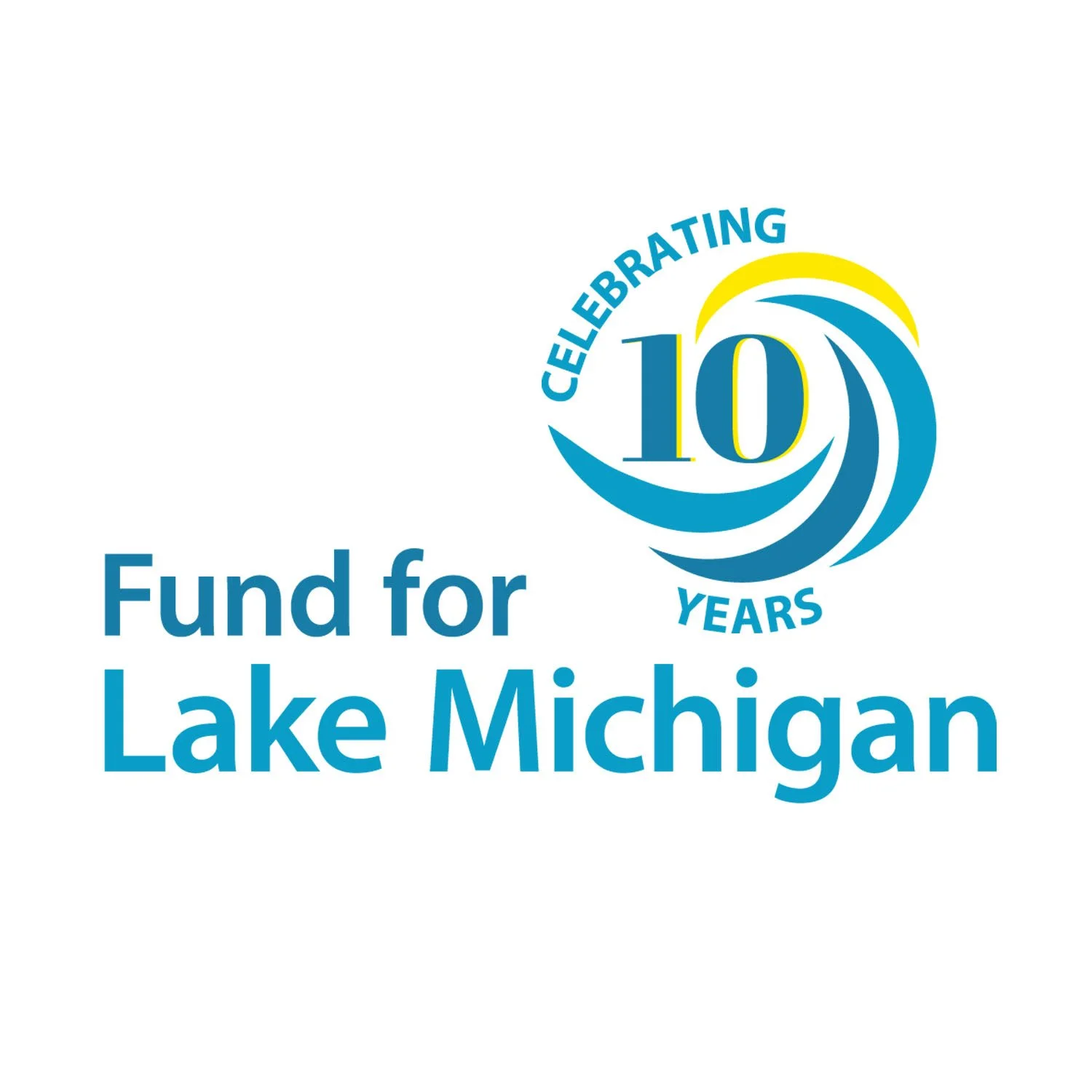 Anniversary logo design for Fund for Lake Michigan
