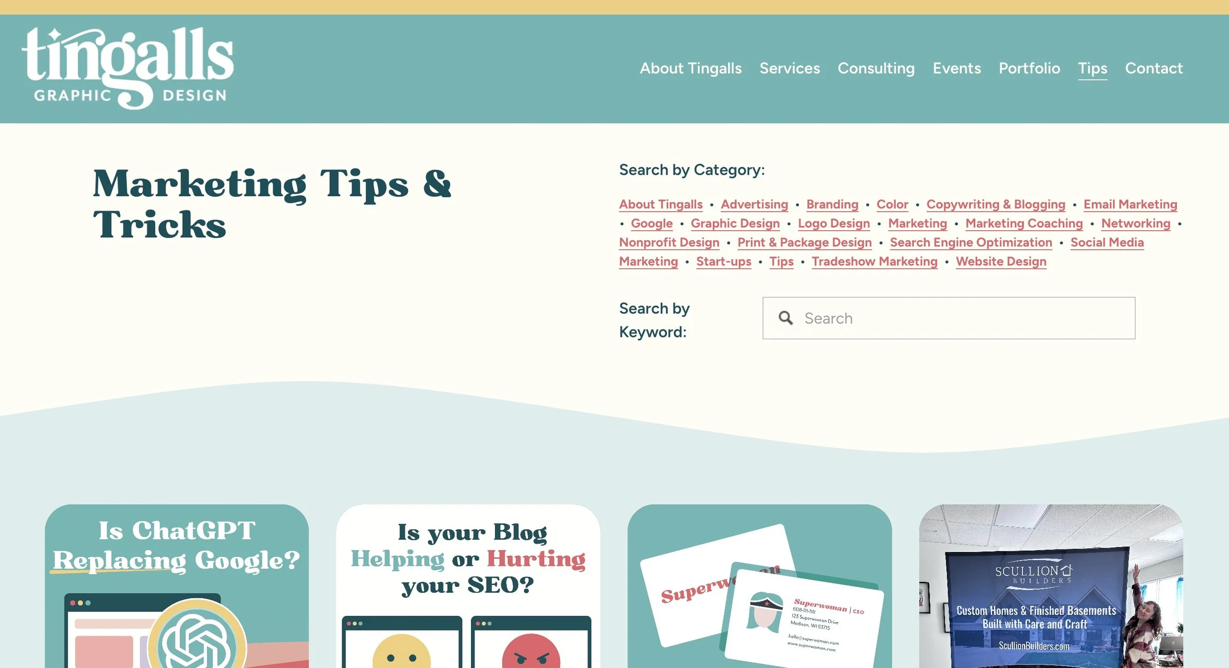 Tingalls Blog - Free Marketing Tips & Tricks