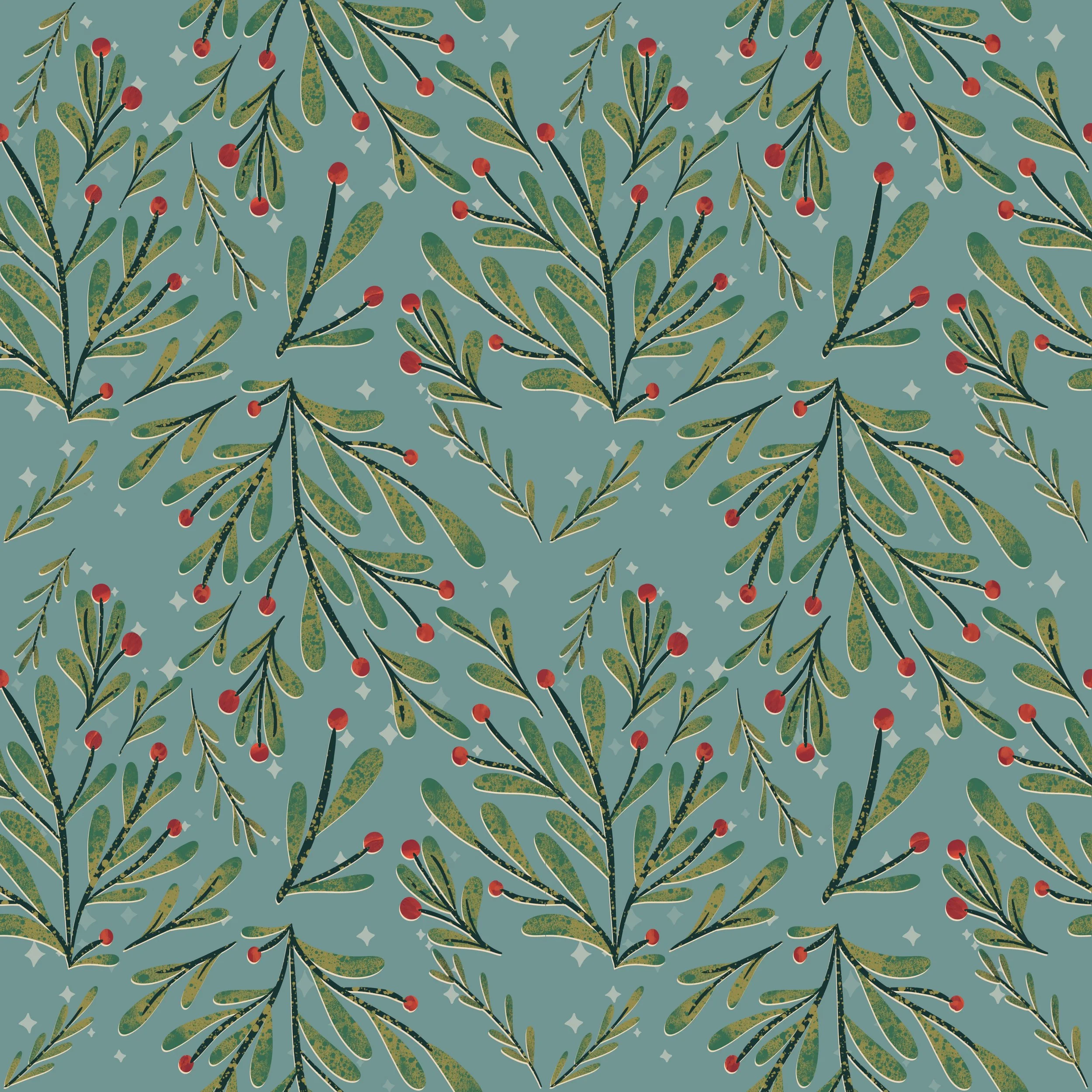 christmas, holiday, festive, sparkle, sprigs