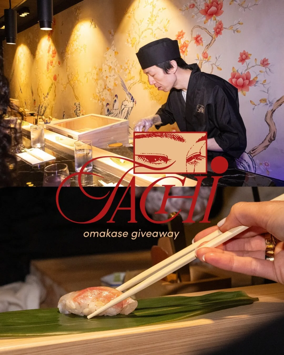 Omakase, on us 🍣✨ We&rsquo;re giving away a Tachi omakase experience &mdash; your choice of any set for two!

To enter: - Follow @tachinyc  - Like this post - Tag who you&rsquo;d bring in the comments (each tag = another entry)

👀 Giveaway closes 4