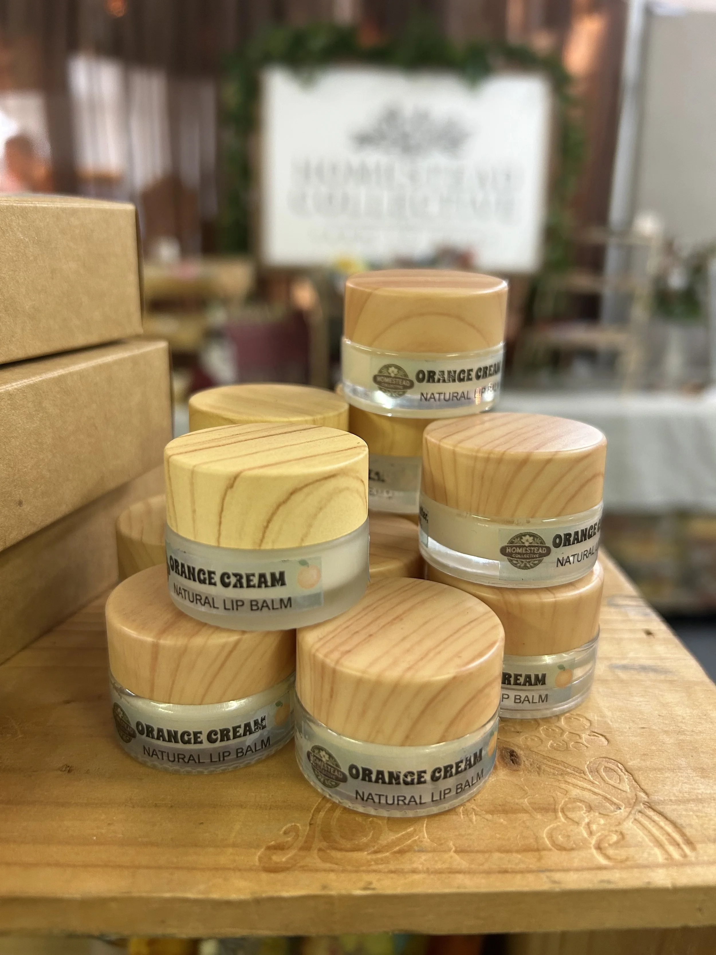 Orange Cream Beeswax Lipbalms