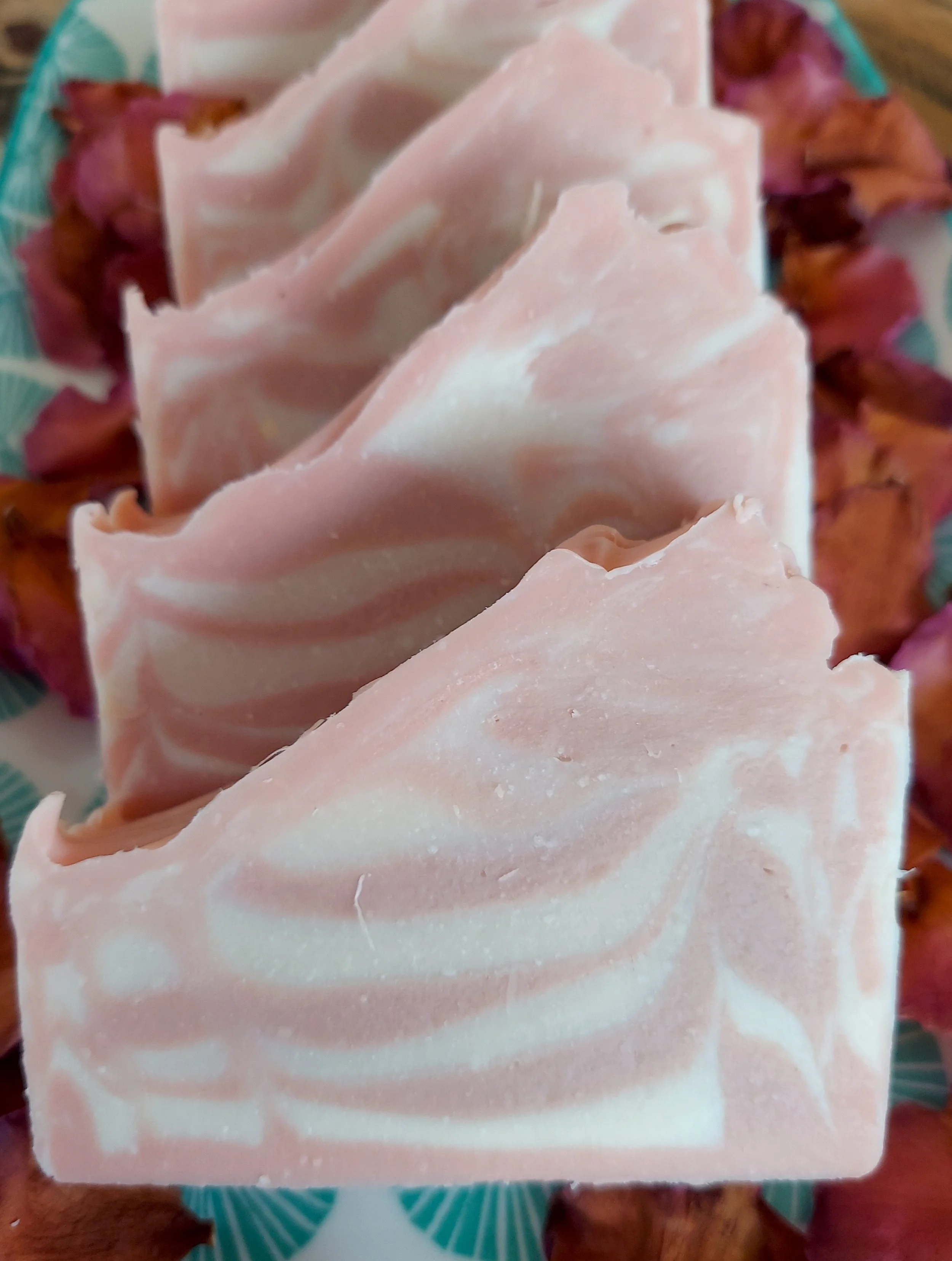 Pink Rose Sandalwood Goat Milk Soap