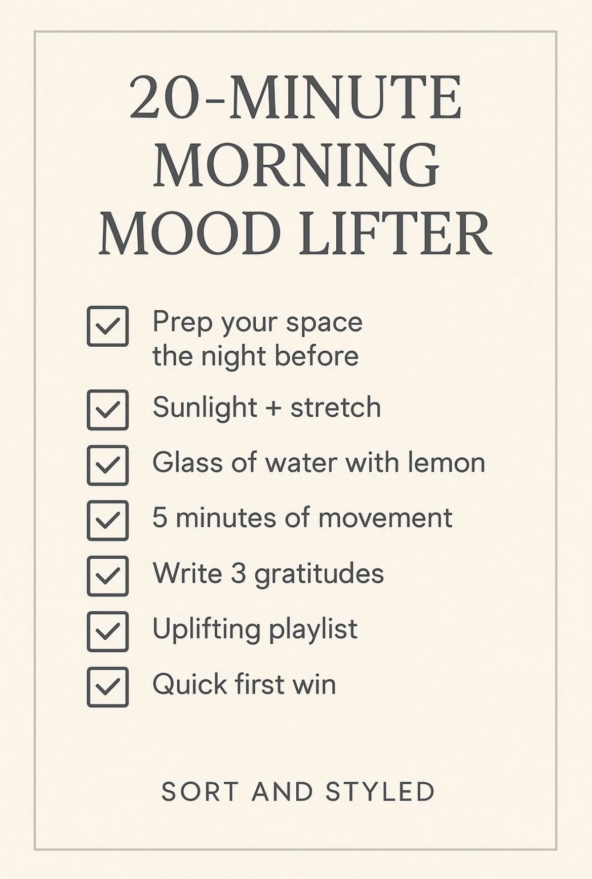From Groggy to Glowing: A Morning Routine That Lifts Your Mood in 20 Minutes