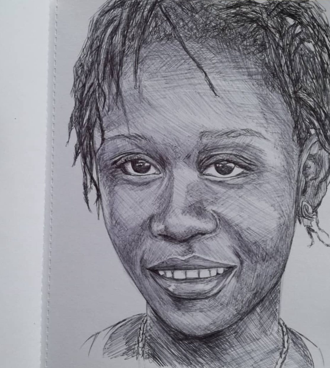 Tanene, ballpoint pen, 2019
