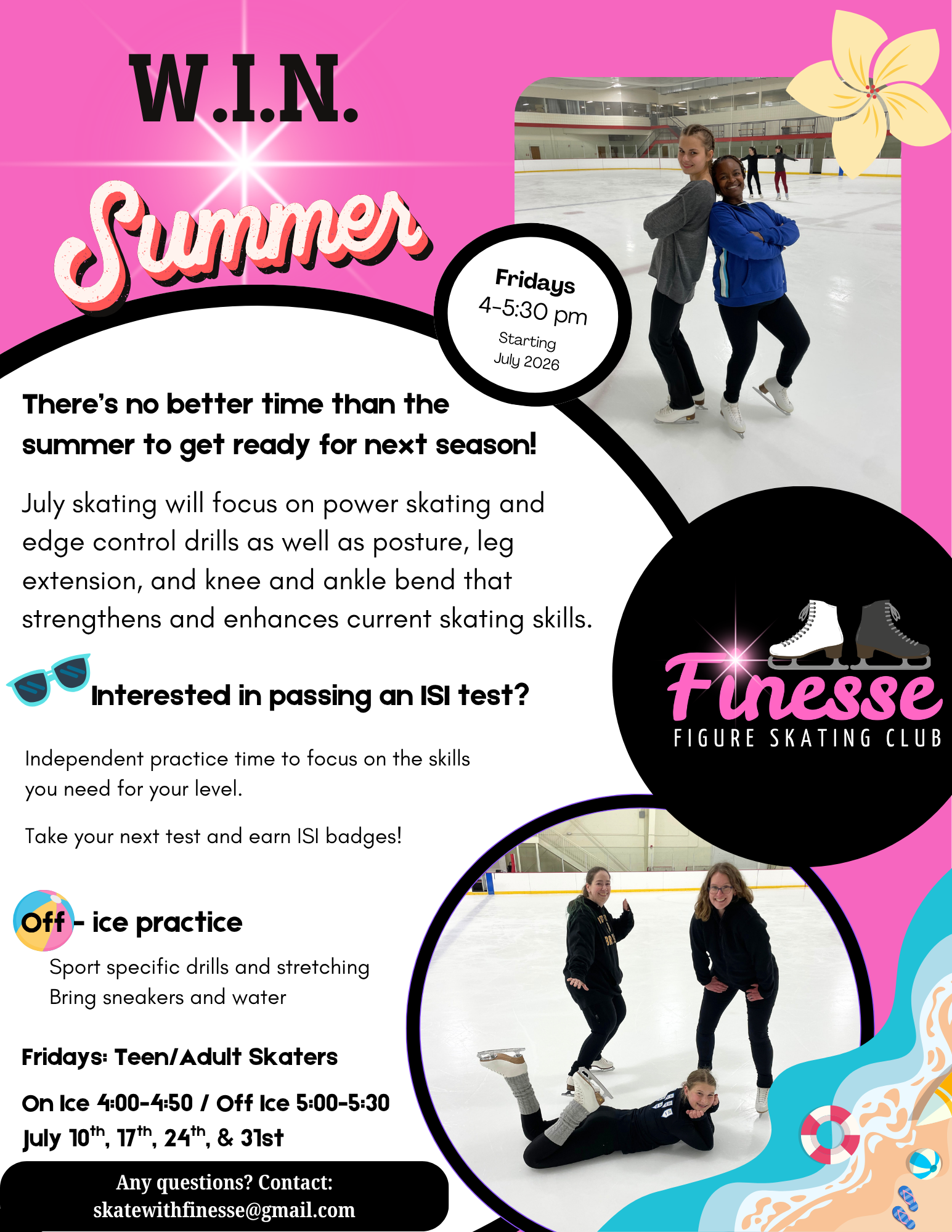 Teen/Adult W.I.N. Sessions (Summer)