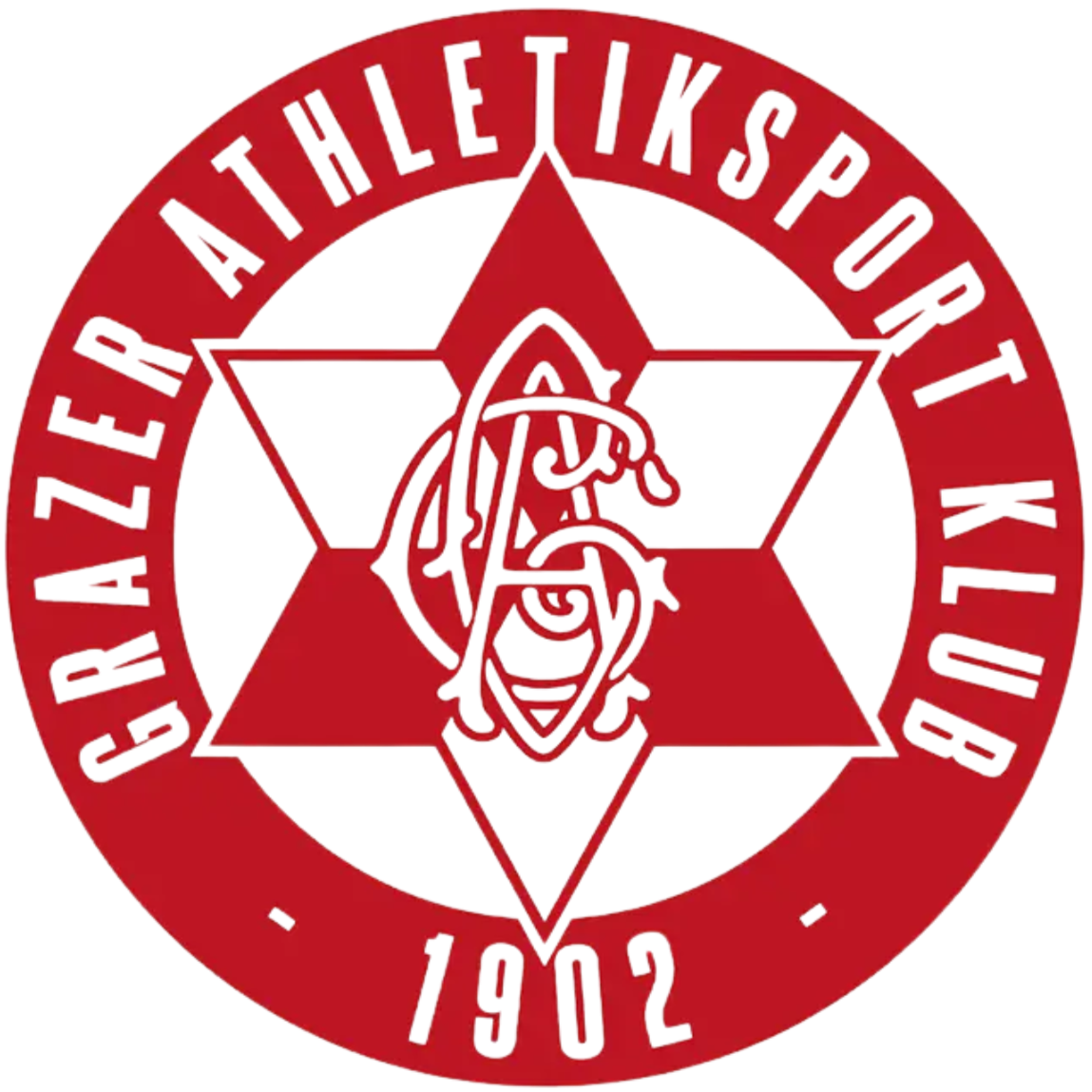 Rotes Abzeichen mit einem Stern, einem Eisbärenkopf in der Mitte und dem Text 'POLICE' und 'ATHELSTUKS POST 2021' rund um den Stern.