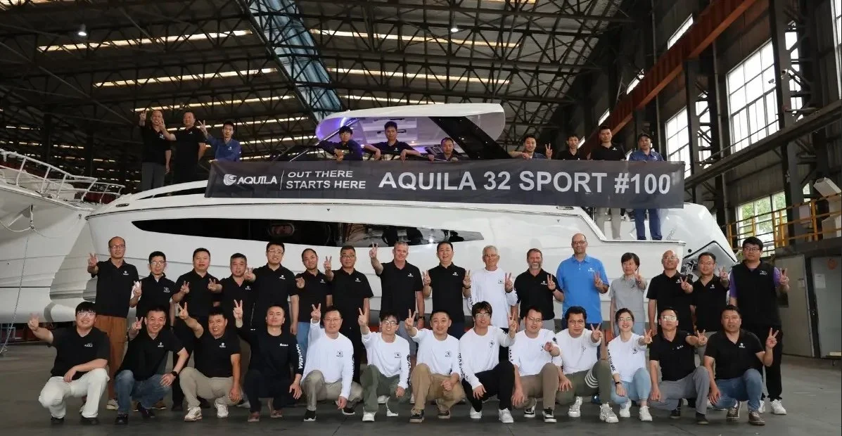 Aquila Celebrates 100th 32 Sport Power Catamaran Milestone