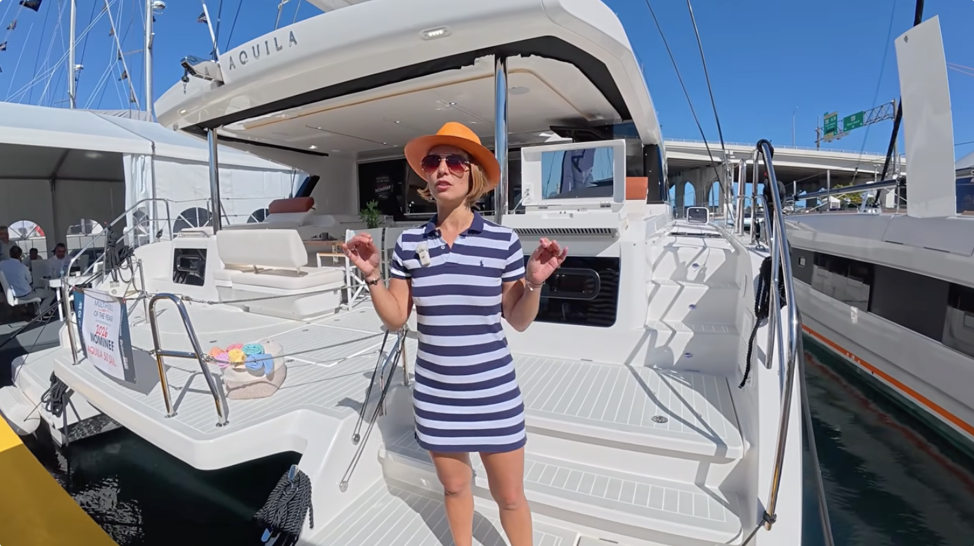 The new Aquila 50 sail walkthrough by Nautistyles