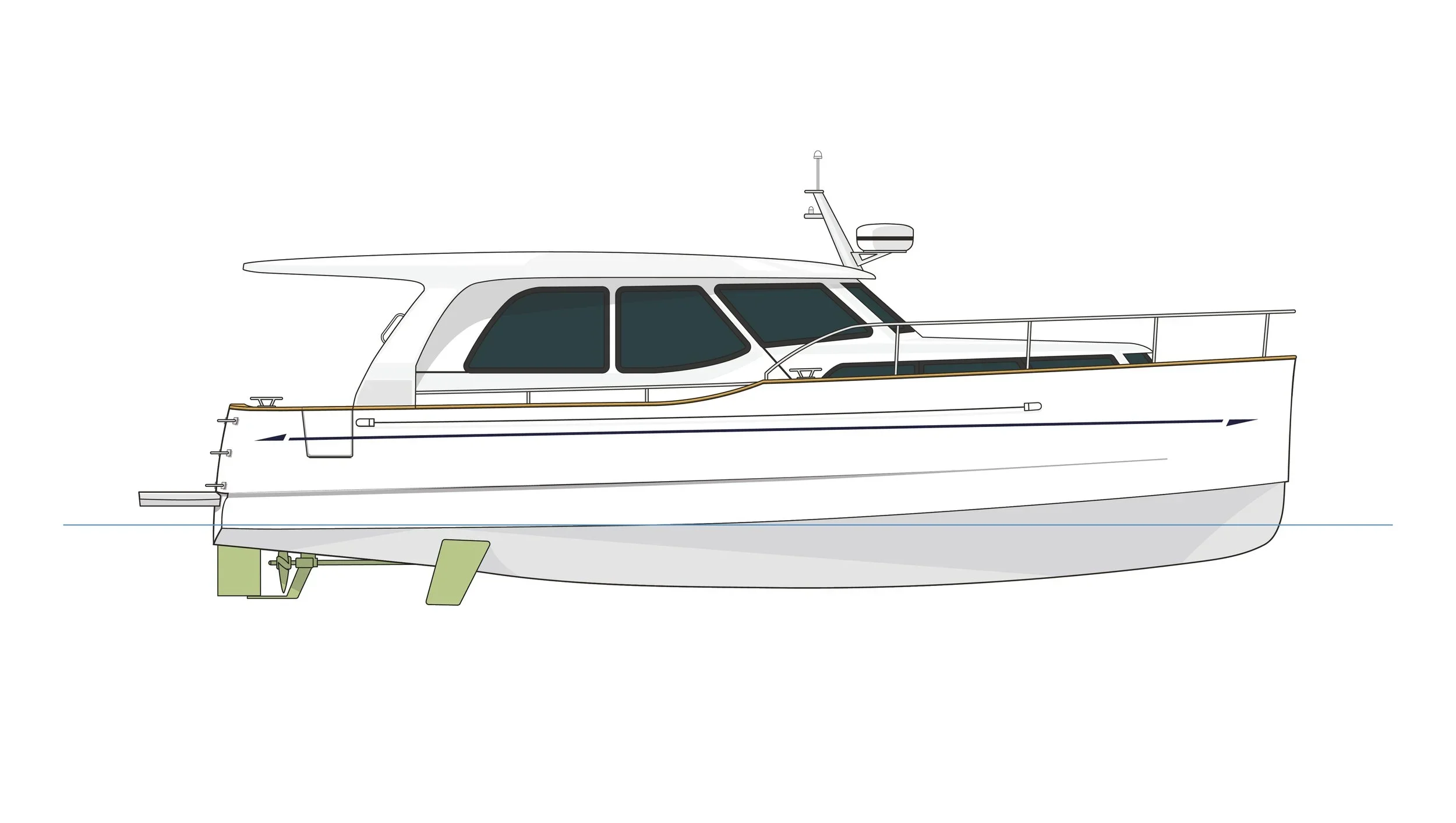 Greenline 33 Hybrid, 2008