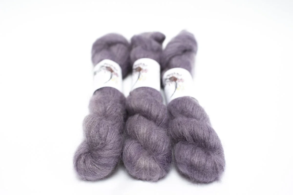 Silk/ Mohair Laceweight- Lavender Haze