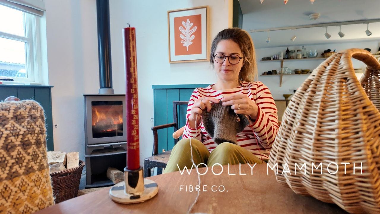 A quiet day at home, knitting by the fire ✨🕯️🎄🤶

Now on Patreon!