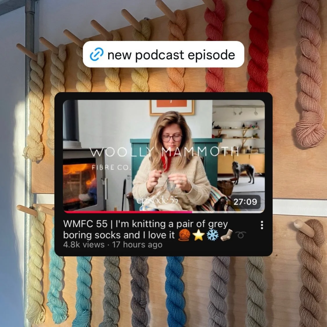 New podcast episode is up- link in stories! ✨🧣🧦

Happy Tuesday!