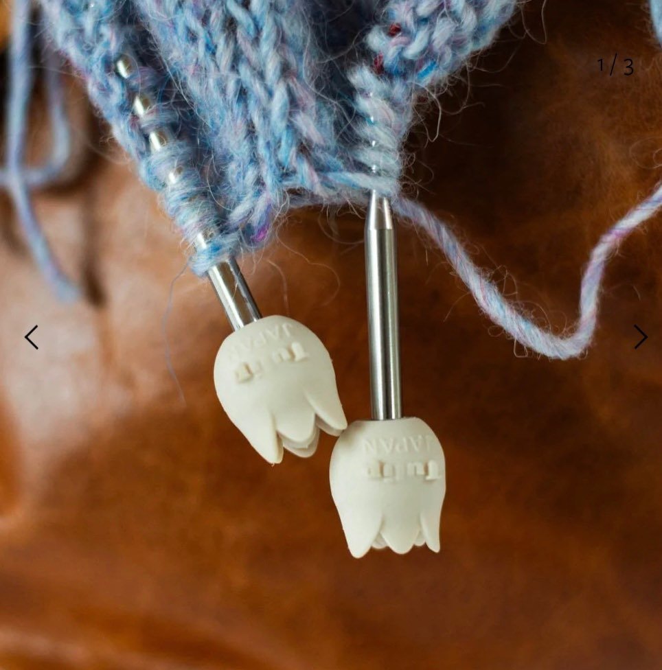 Tulip Point Protectors are back in stock in all shades and sizes! 💐✨🐣

These are so handy for stopping your stitches falling off your needles 🥰