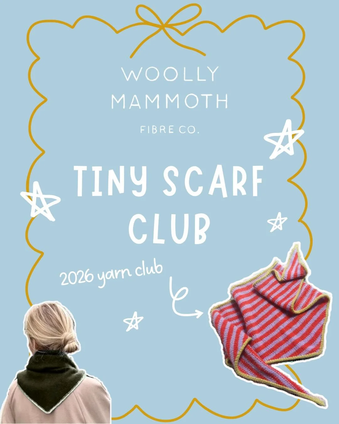 The March instalment of the Tiny Scarf Club is live in the shop! 

In March we will be knitting the Uma Scarf by Petite Knit. I have already cast mine on 😉🤪 and I am loving it! Such a nice knit and the colours are so nice! 

Come join us if you wis