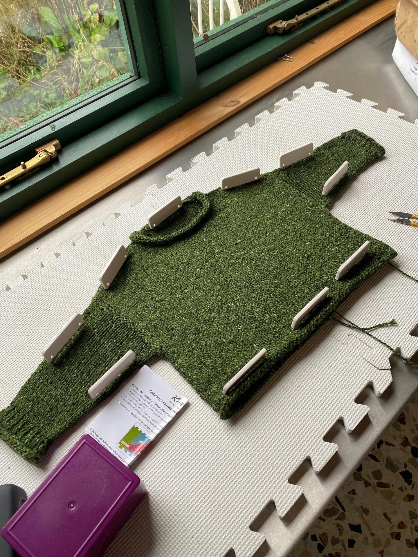 Cloud Sweater for my wee wean is all finished and he is looking soooo cute in it 🥰 pattern @petiteknit #cloudsweaterjunior 

Knitted this in Studio Donegal (in stock currently in my shop) and I will be restocking in the next four weeks. If you&rsquo