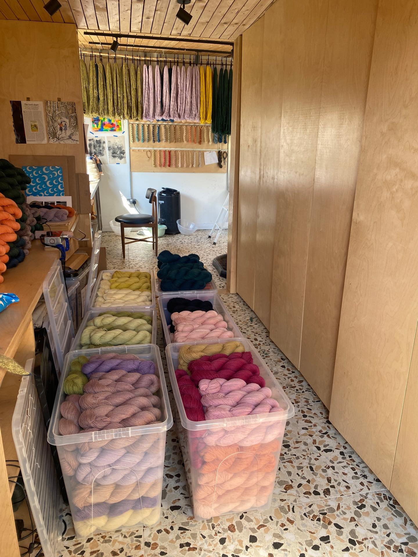 Literally months of my life here! Been dyeing this since February. Causeway yarn coming to the shop next week (27th, 8:00pm GMT+1). 

Saving some for @gathering_stitches_festival though, so you won&rsquo;t go empty handed there either. Will update sh