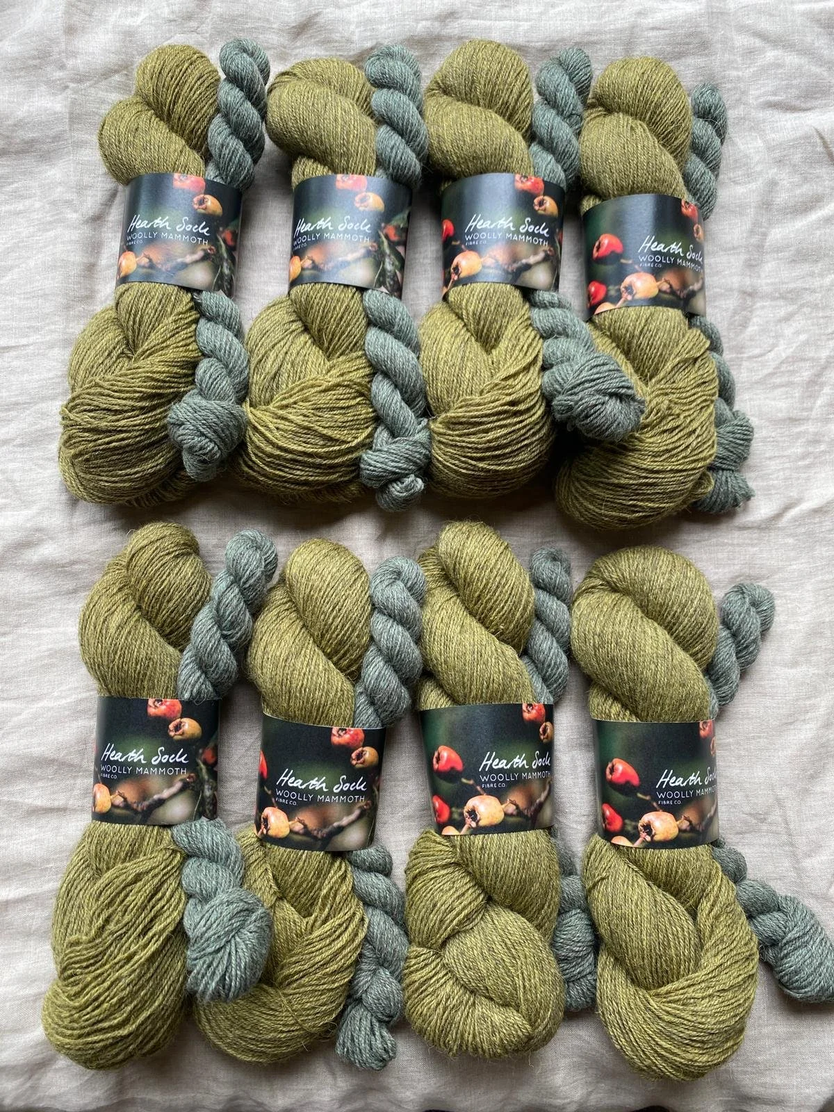Garden Greens Hearth Sock Set 120g/396m