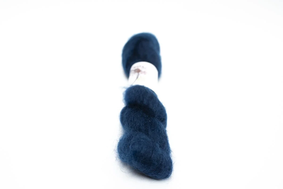 Silk/ Mohair Laceweight- Midnight Oil