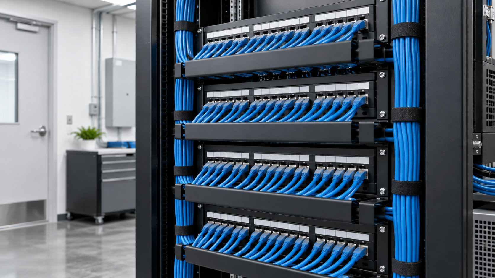 Professional commercial structured cabling installation in Tampa Bay