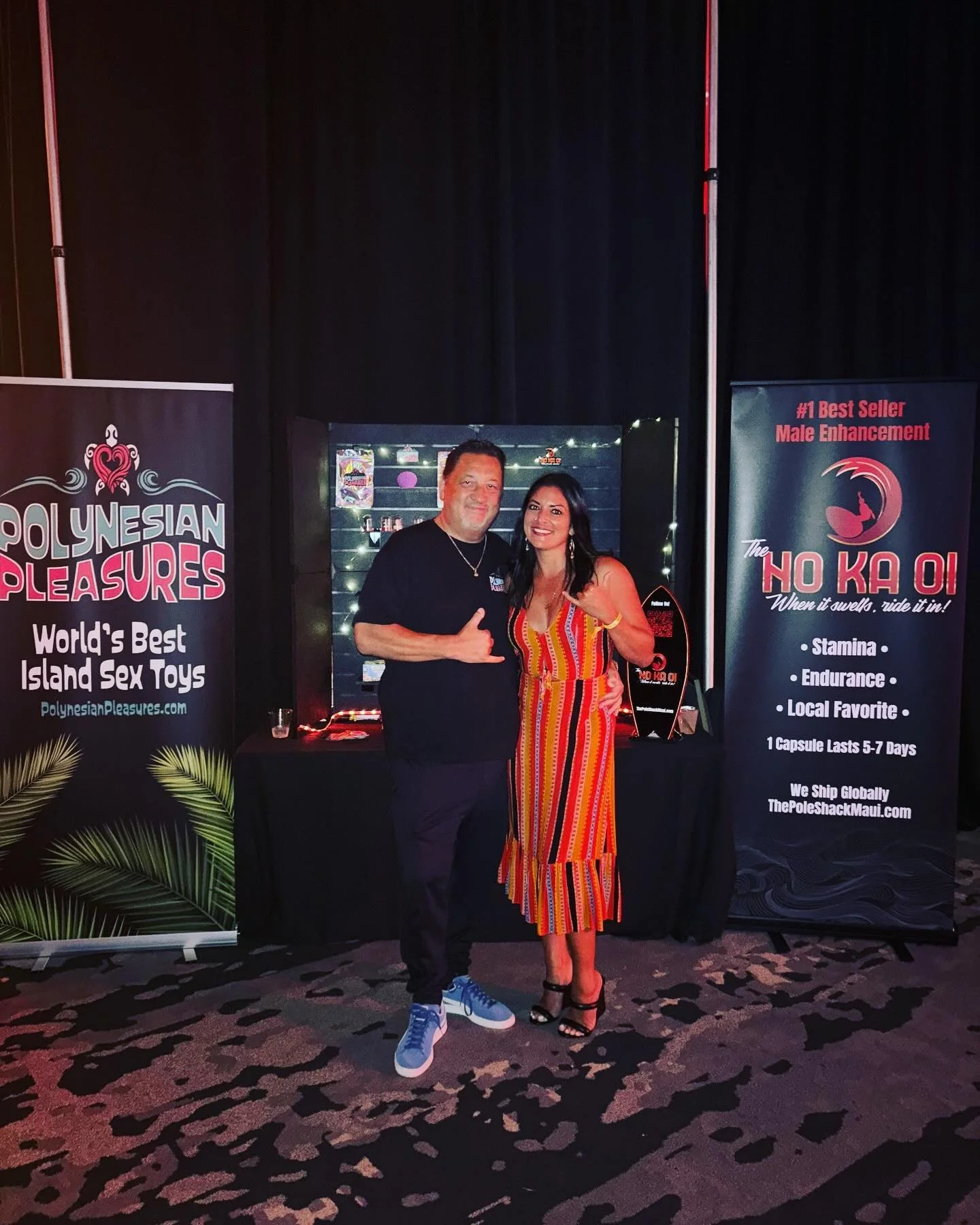 Tiki Oasis Burlesque Sponsors @polynesianpleasures and No Ku Oi&rsquo;s @thepoleshack!