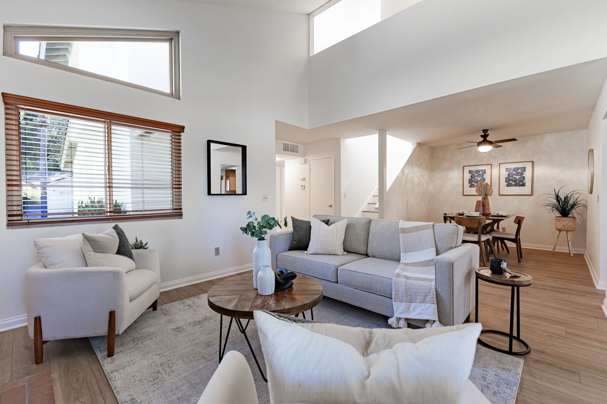 Interior living room photography by San Diego real estate media