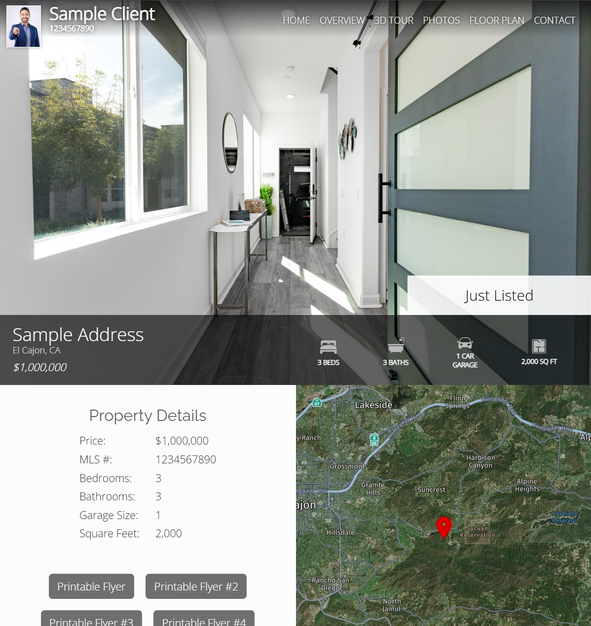 Thumbnail preview of a website product offered by Sandpiper Property Media