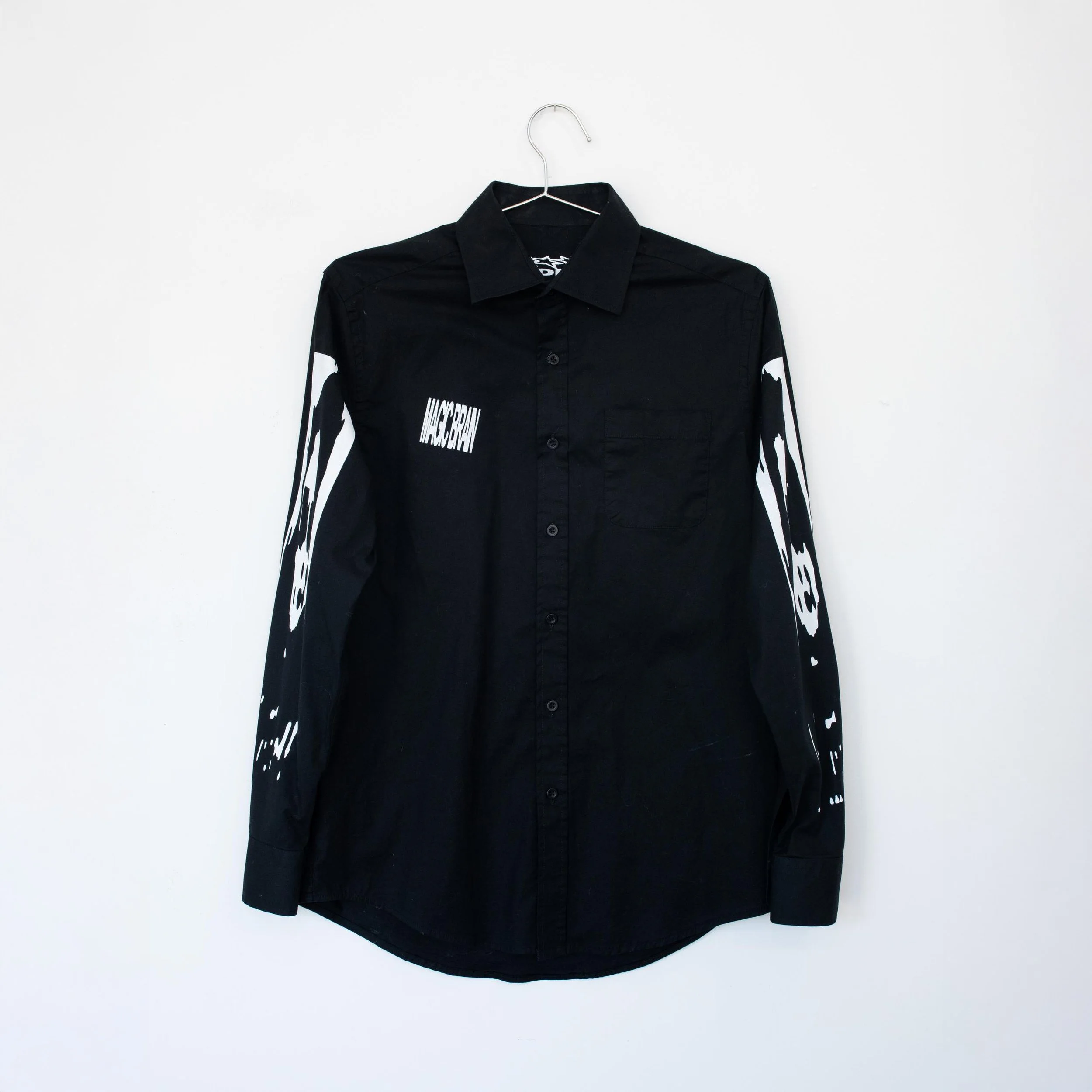 Stretch Skull Button-Up