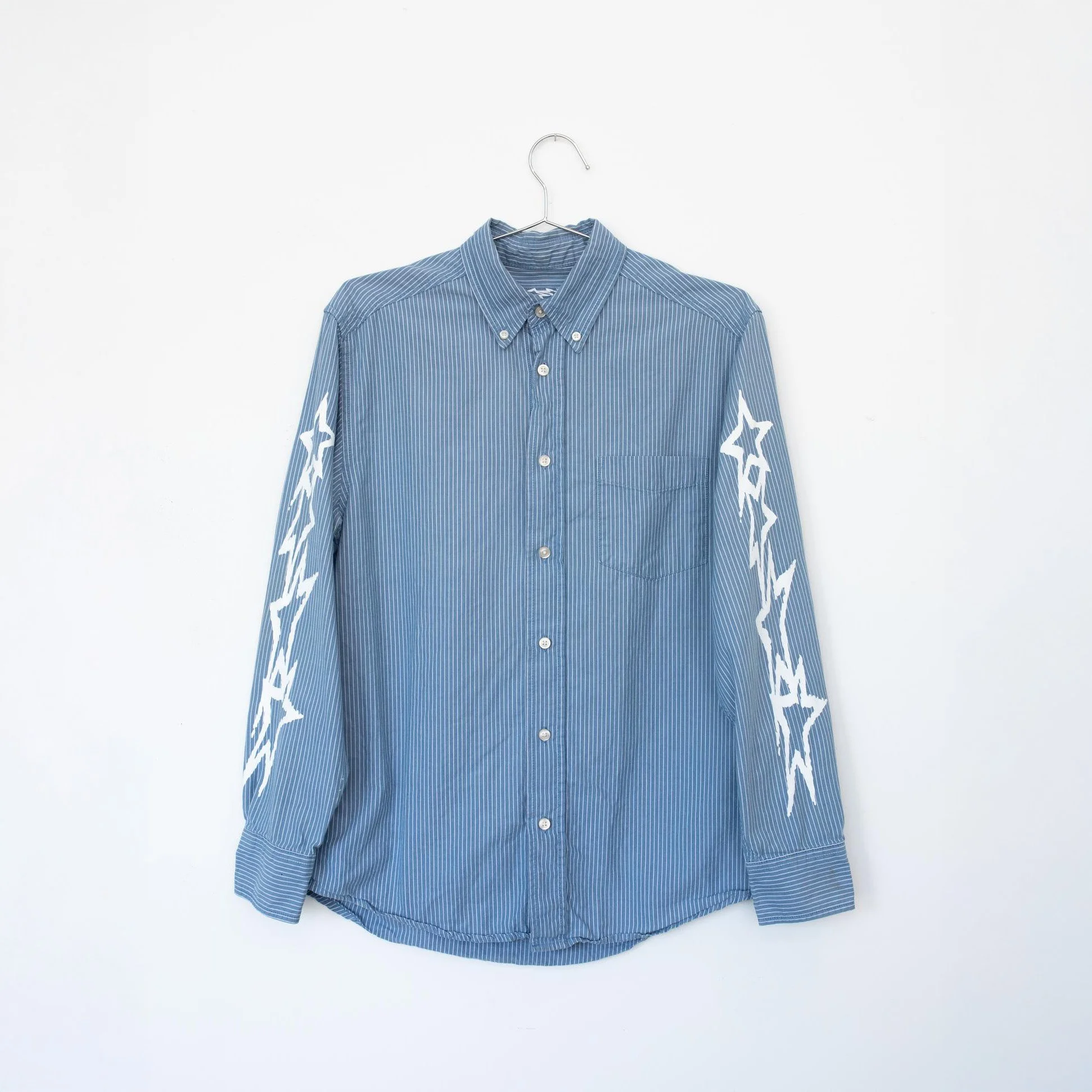 ANGEL BUTTON-UP (BLUE STRIPE) FRONT (SQUARE).jpg