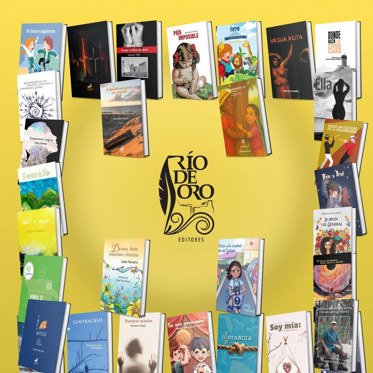 Río de Oro Editores participará en tres grandes eventos literarios en abril