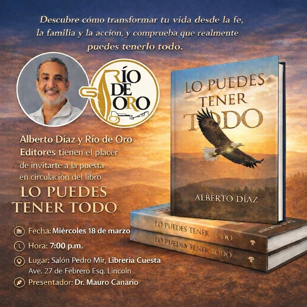 Alberto Díaz presentará en Santo Domingo su libro «Lo puedes tener todo».