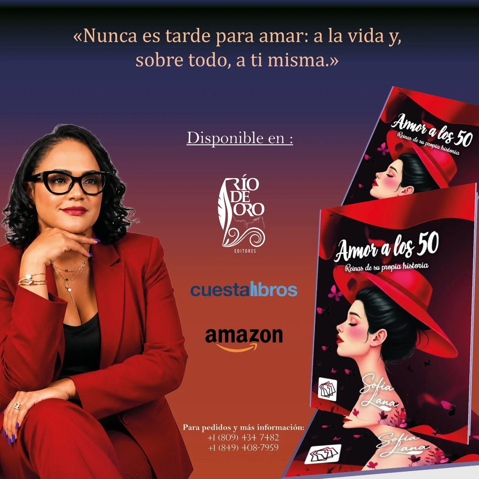 Ya circula en el panorama editorial nacional «Amor a los 50: reinas de su propia historia», de Sofía Lana