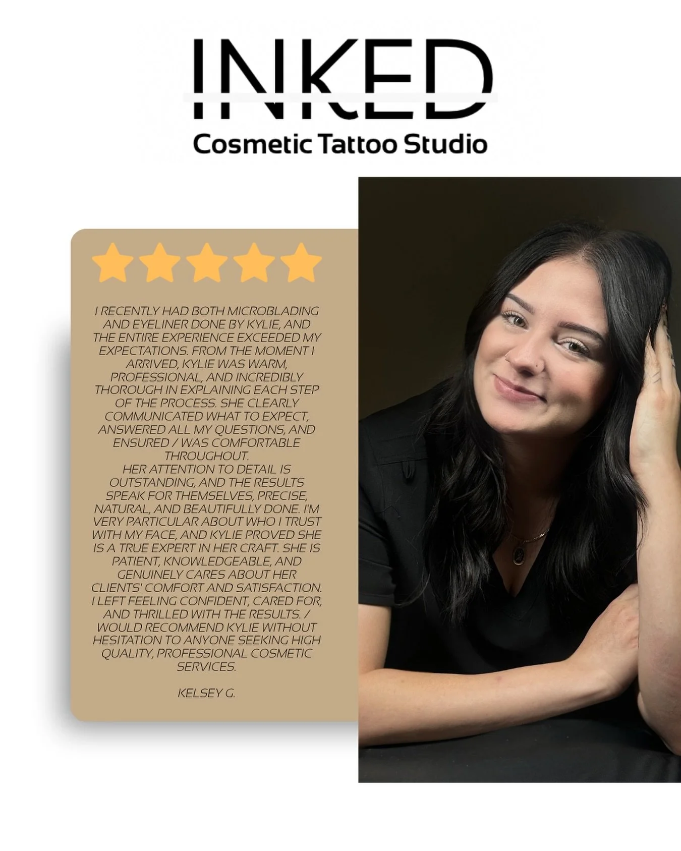 The INKED Bismarck team is excited to announce that Kylie is back and now accepting reservations! 

Call us at 701-751-1675 to book !