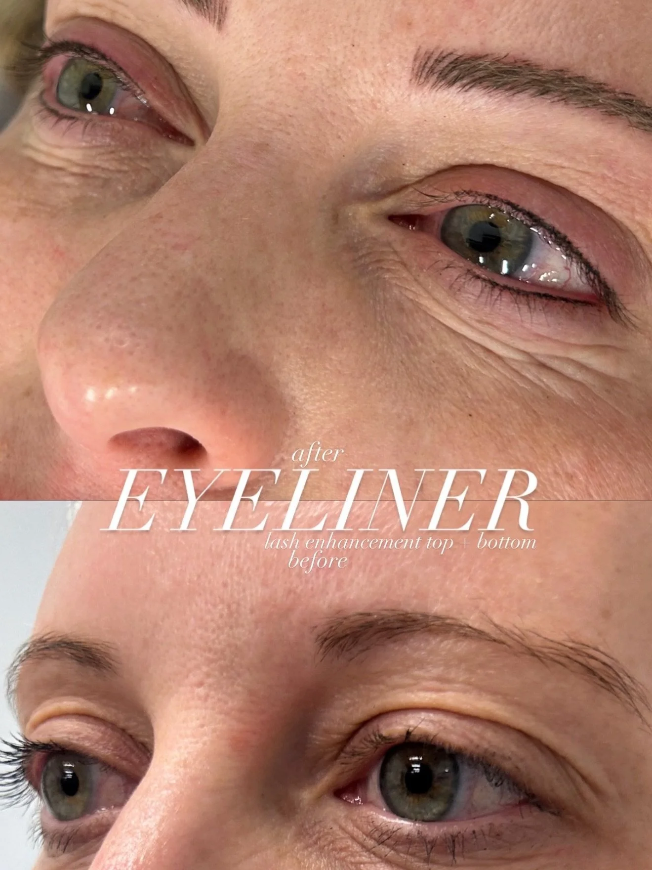 Eyeliner that stays defined from morning to night! ✨

This PMU eyeliner transformation creates a beautifully defined lash line while enhancing the natural shape and symmetry of the eyes. The result? A polished, effortless look without having to apply