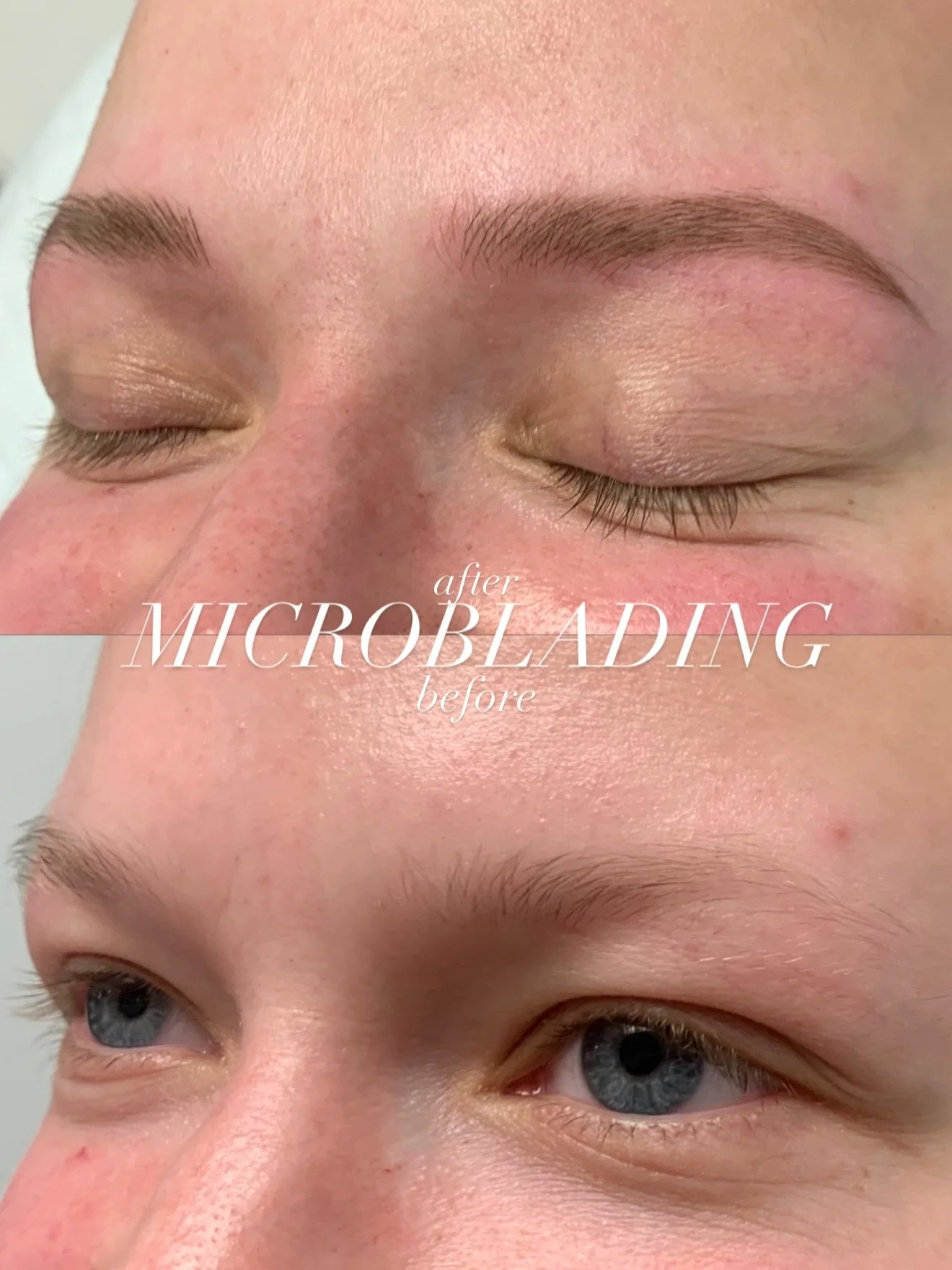✨ Brows, but make them look like your brows.

The most beautiful microblading results are the ones no one can tell you&rsquo;ve had done. 🤍

This natural-looking before &amp; after adds soft, delicate hair strokes to enhance your existing brows, cre