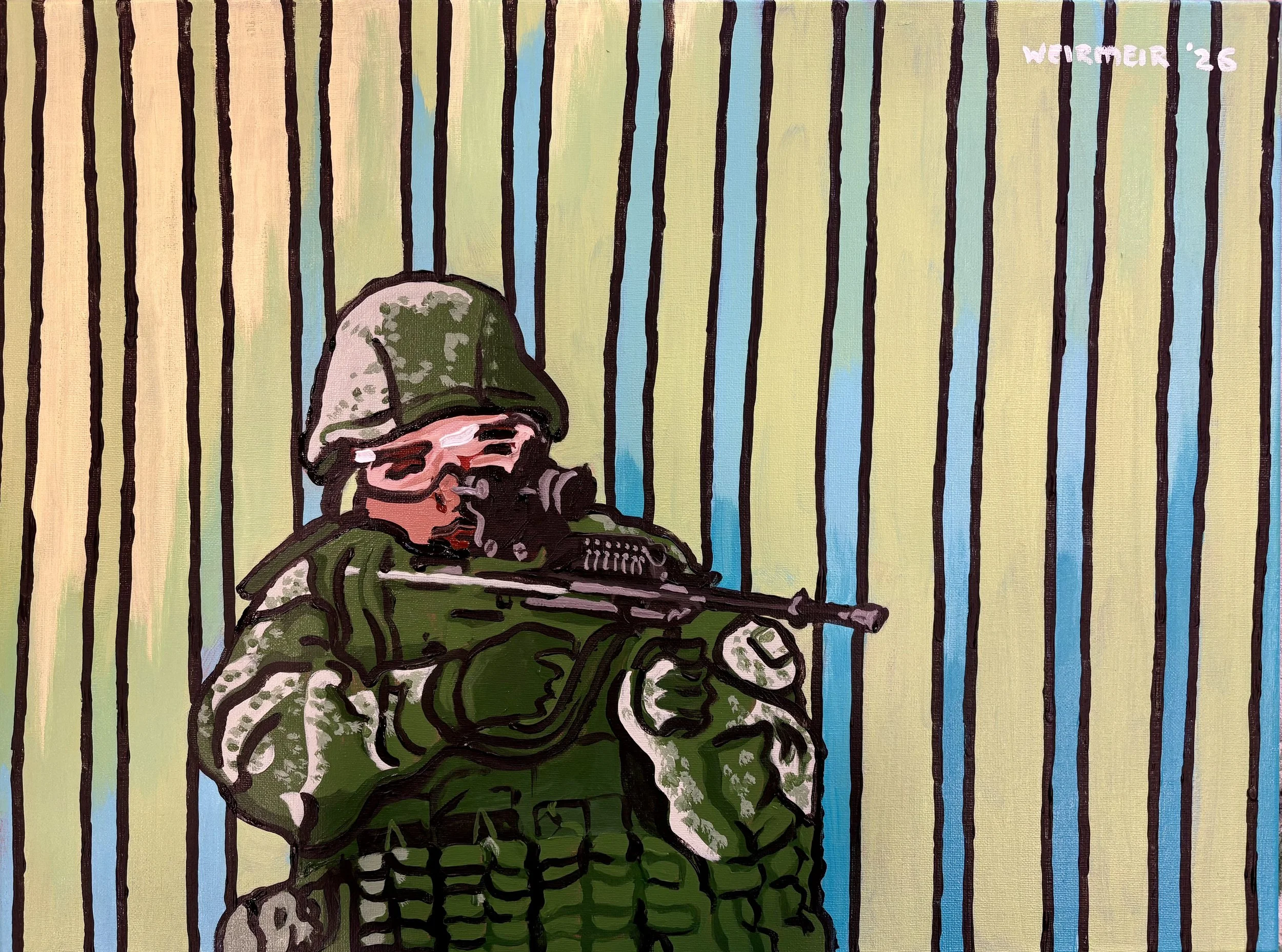 "New Zealand Soldier On a Recce" (Sold 🔴)