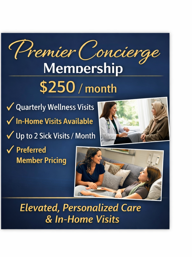 Concierge Primary Care Membership (Premier Plan)
