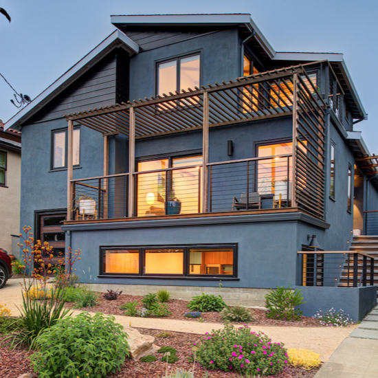 Exterior of Midcentury Addition, ADU + Remodel in El Cerrito, California