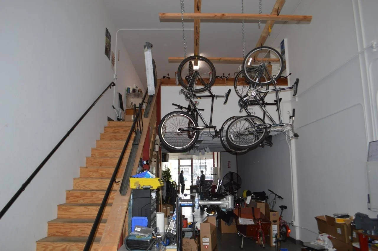 Interior before construction at BIBO Salon