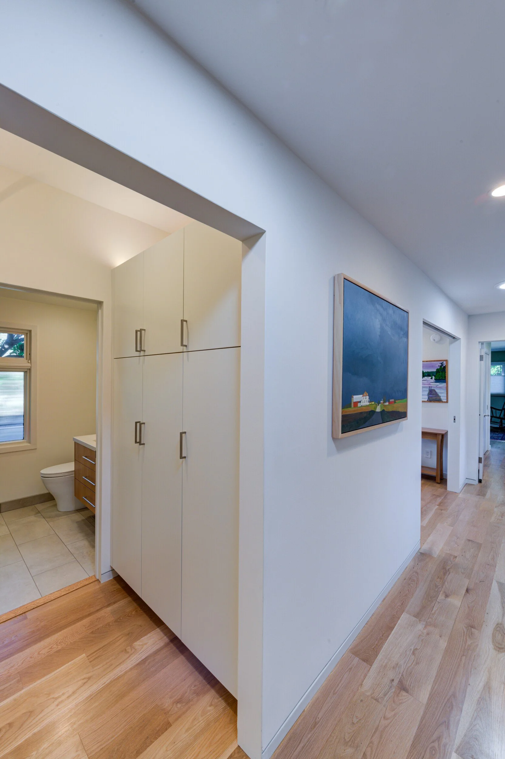 Storage leading into Bathroom