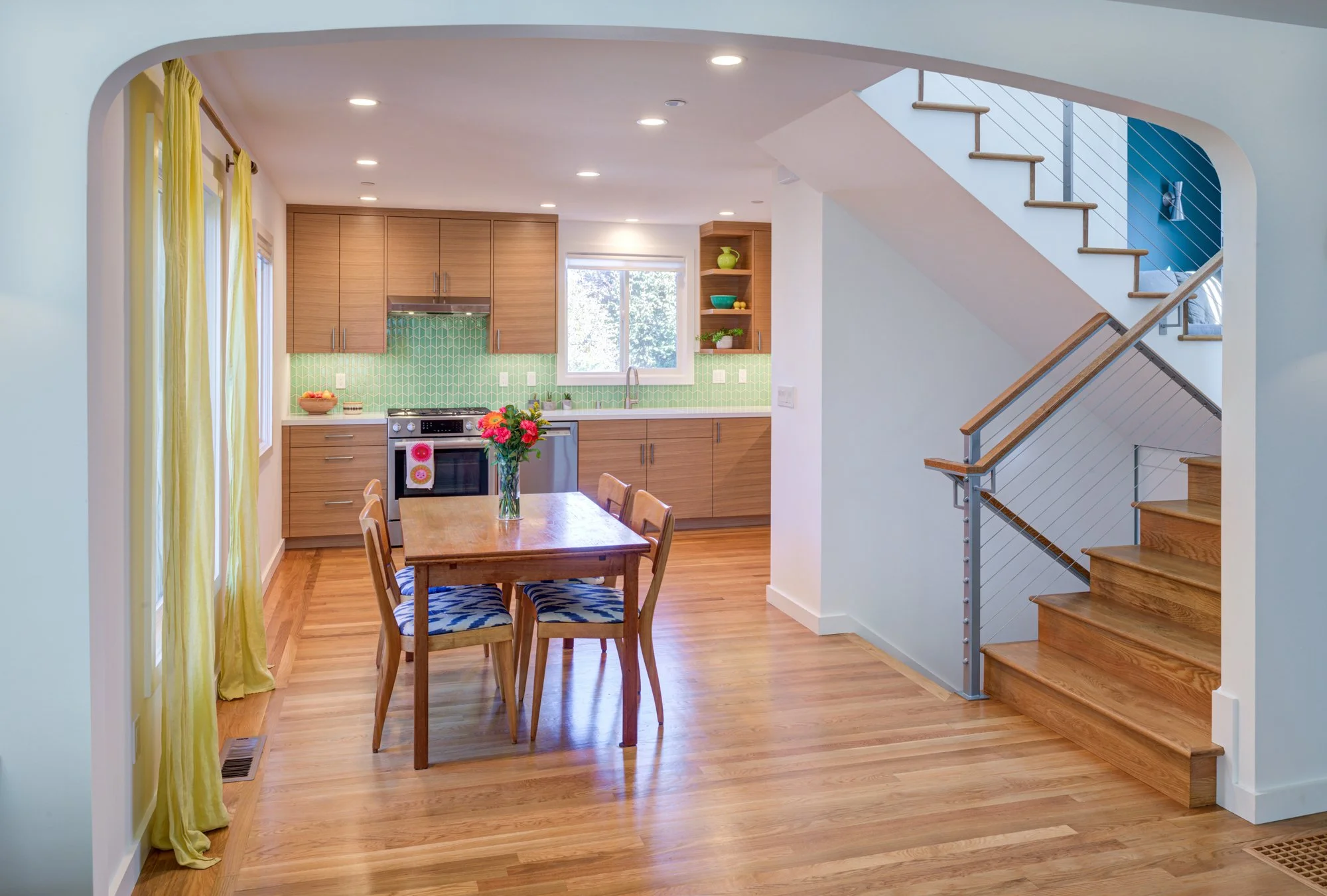 Colorful 2nd Story Addition + Remodel, Albany