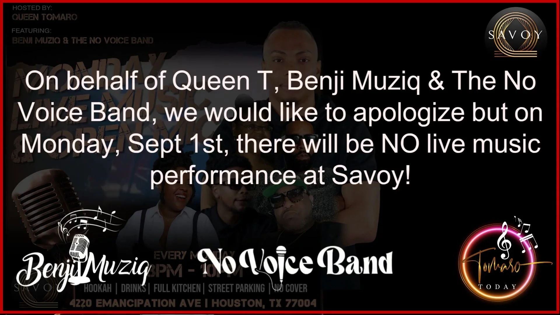 SAVOY CANCELLATION