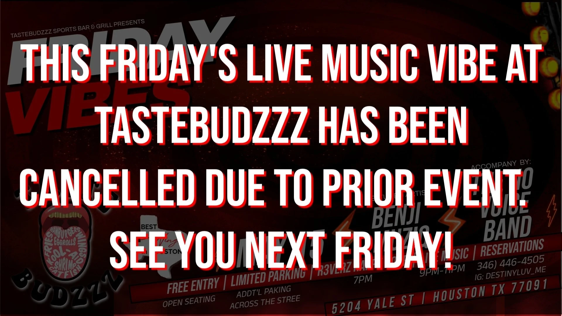 Friday Vibes (Cancelled)