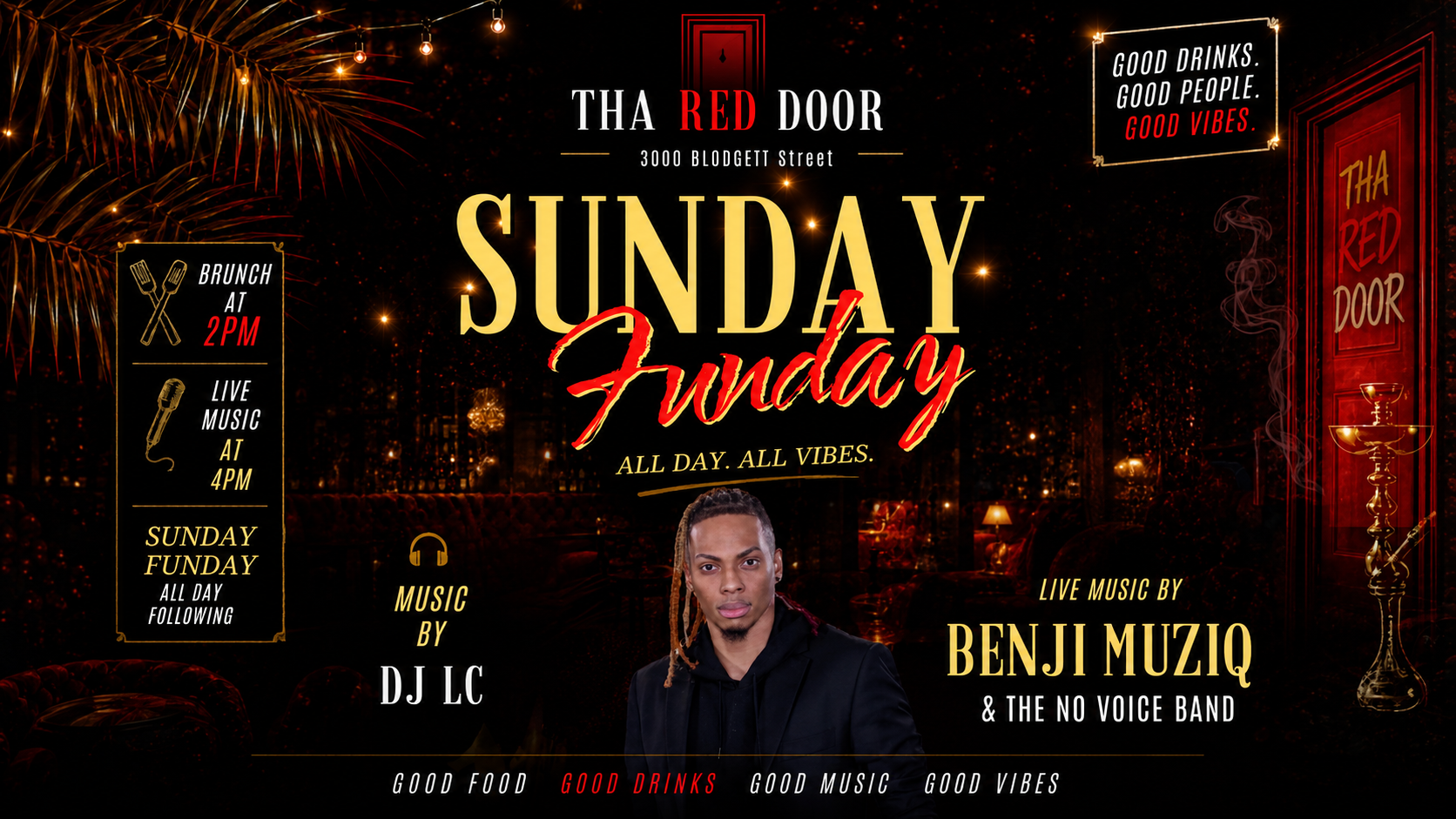 THA RED DOOR SUNDAY FUNDAY